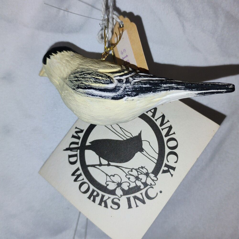 Rappahannock Mud Works Inc. American Goldfinch Figurine 4"